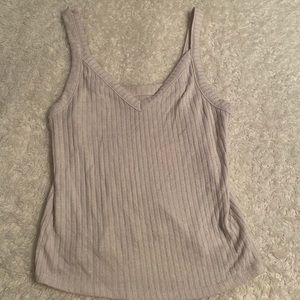 AE Soft and Sexy Brand ribbed white tank